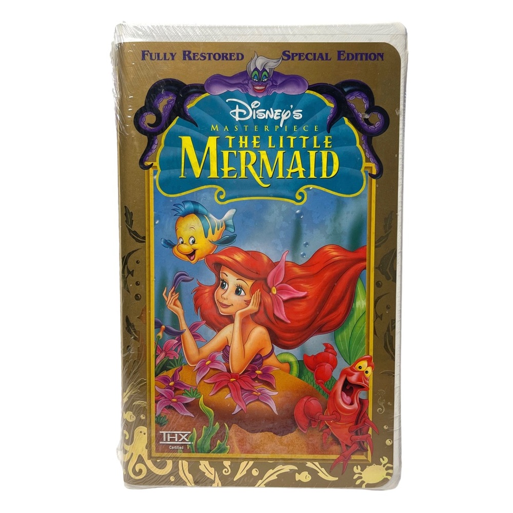 1998 The Little Mermaid Masterpiece Collection VHS Movie Walt Disney New Sealed
